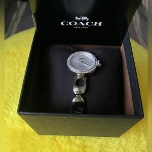 Coach Watch,Coach Silver Watch .